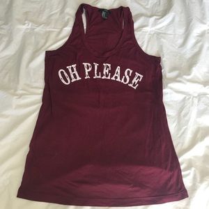 Oh Please Tank Top